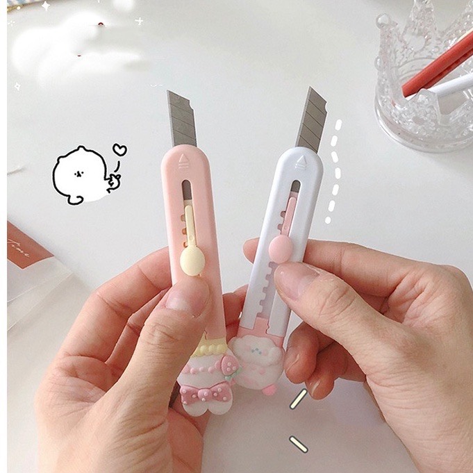 Dao Rọc Giấy Mini Đa Năng Nhiều Hình Dễ Thương