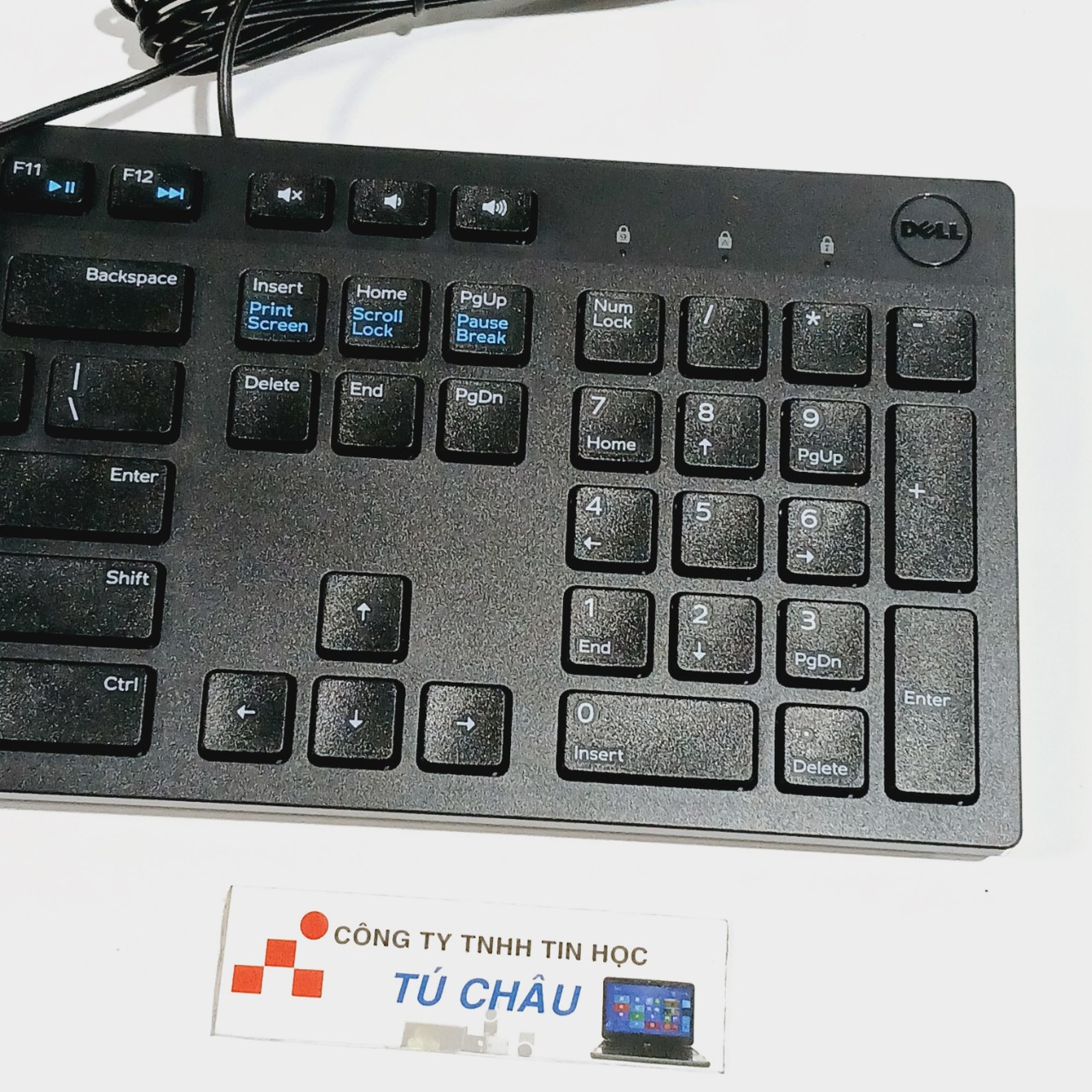 Bàn phím Dell Multimedia Keyboard KB216 (Chuẩn cắm USB, Cáp dài 1.8m)