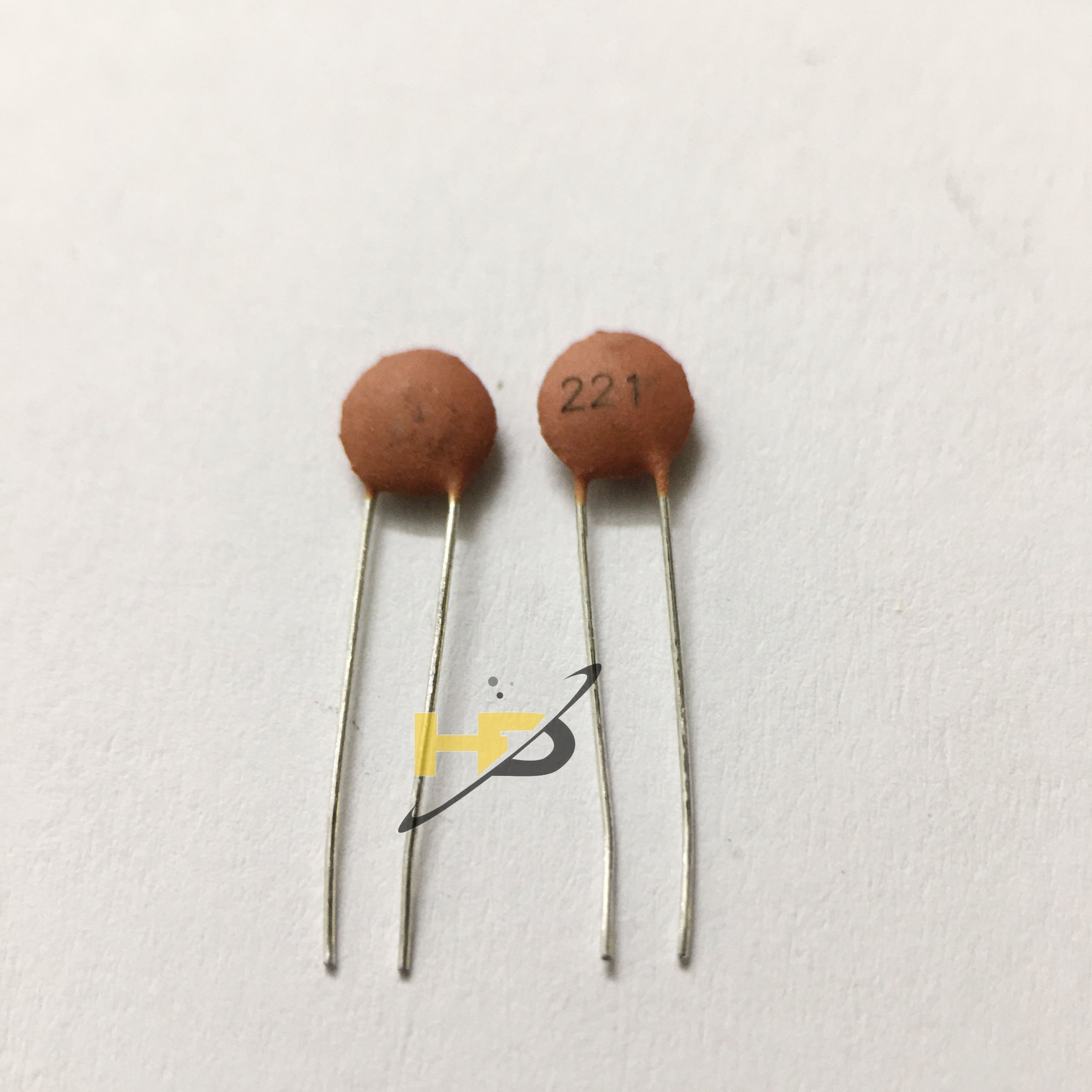 Bộ 100 Tụ Gốm Nâu 221 100V 220pF 221p , Linh Kiện Bếp Từ Chất Lượng