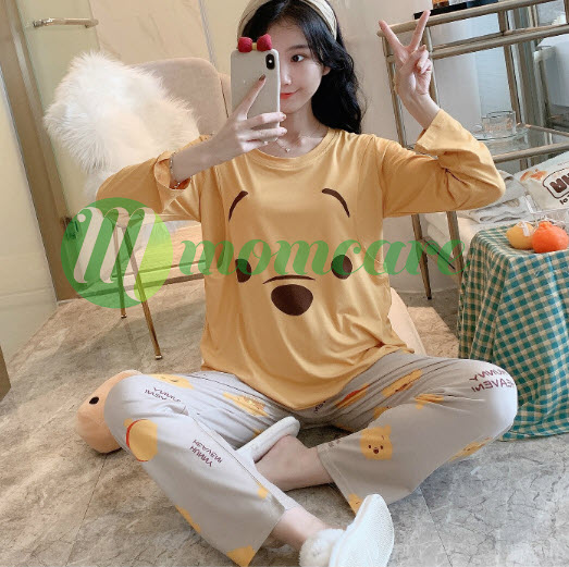 Bộ đồ bầu, đồ bộ sau sinh cho con bú ti LINK 1