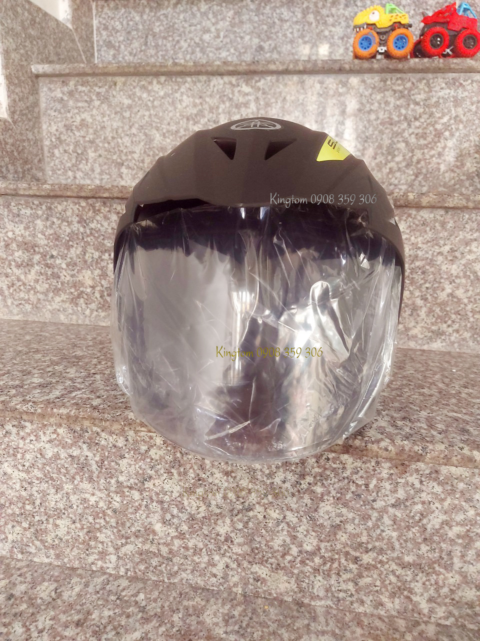 Mũ/Nón bảo hiểm YAMAHA 3/4 ĐEN NHÁM