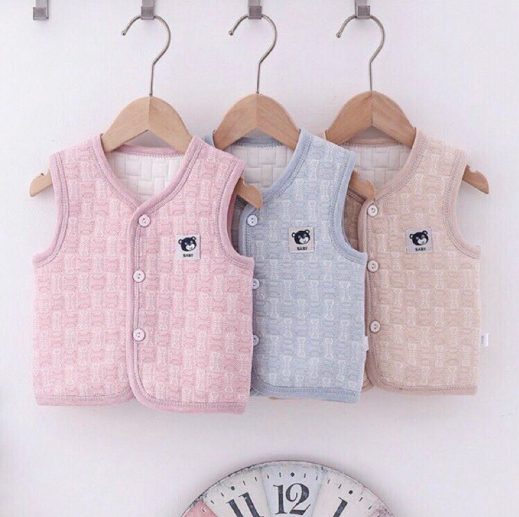 áo gile trần bông leelee kid ( sỉ lẻ đồ sơ sinh bebong86 )