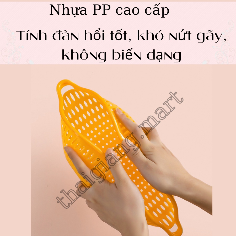 Sét rổ chậu 6 món đựng rau, hoa quả