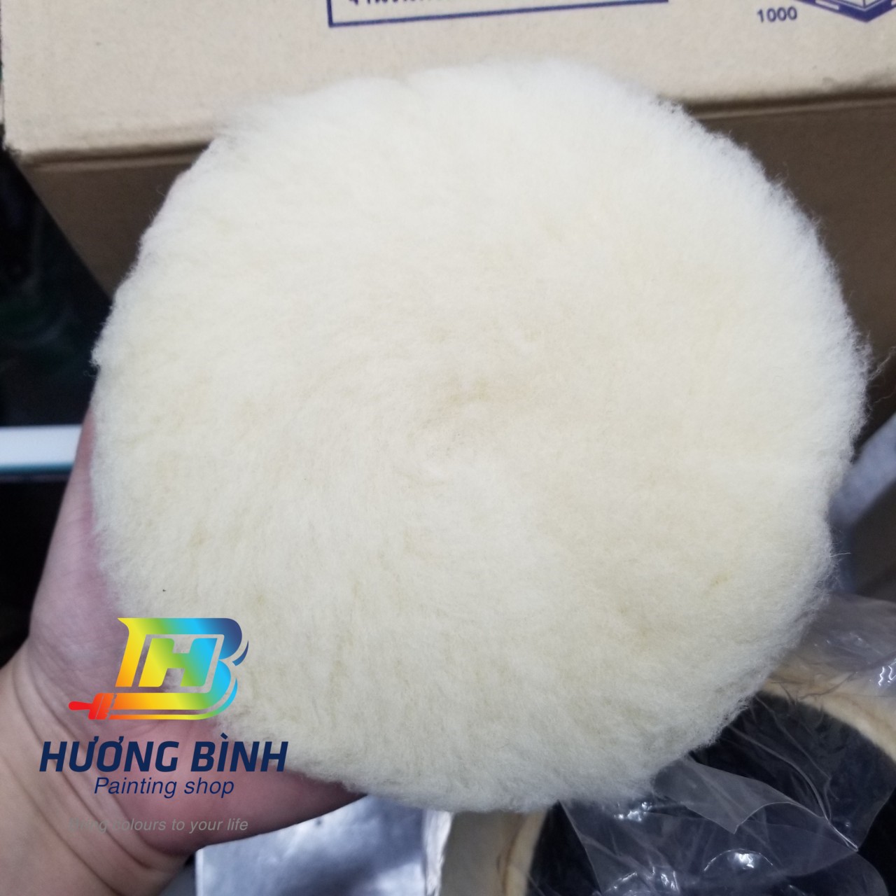 Miếng lông cừu dùng để đánh bước 1 - 3M Buffing Pad 85078 & 85079 (có 2 size: 3 inch ~ 76mm và 5 inch ~ 125mm)