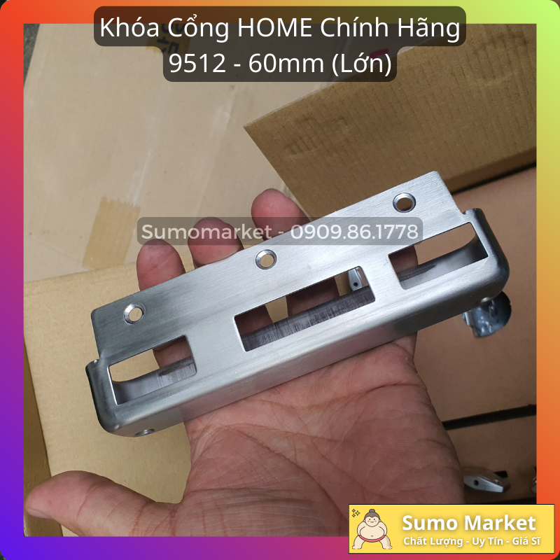 Khóa Cổng HOME - 9512, 60mm, Đài Loan (Lớn) [Chính Hãng]