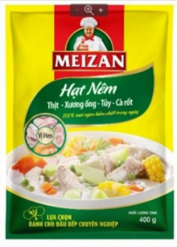 Bịch Hạt Nêm 400gr Meizan Vị Thịt Heo