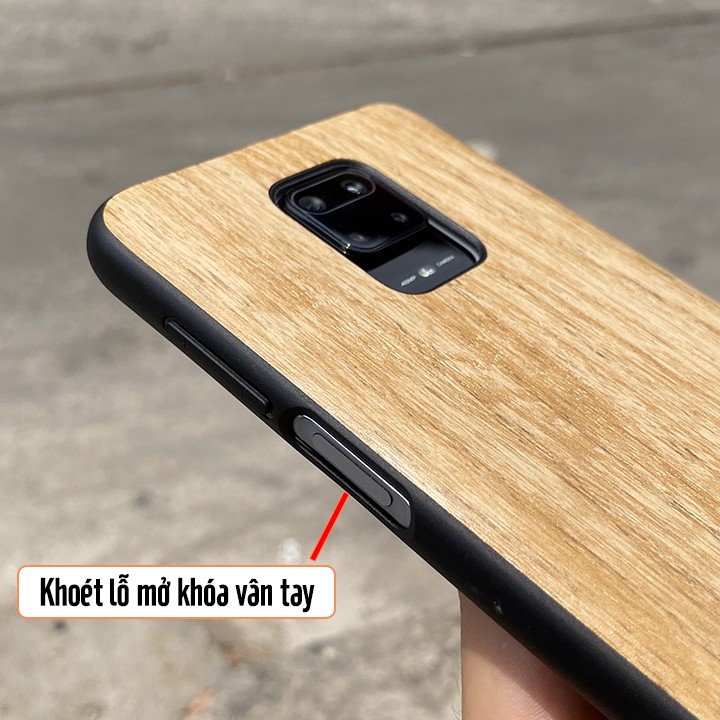 Ốp lưng cho Xiaomi Redmi Note 9S - Note 9 Pro  - Vân gỗ AIORIA
