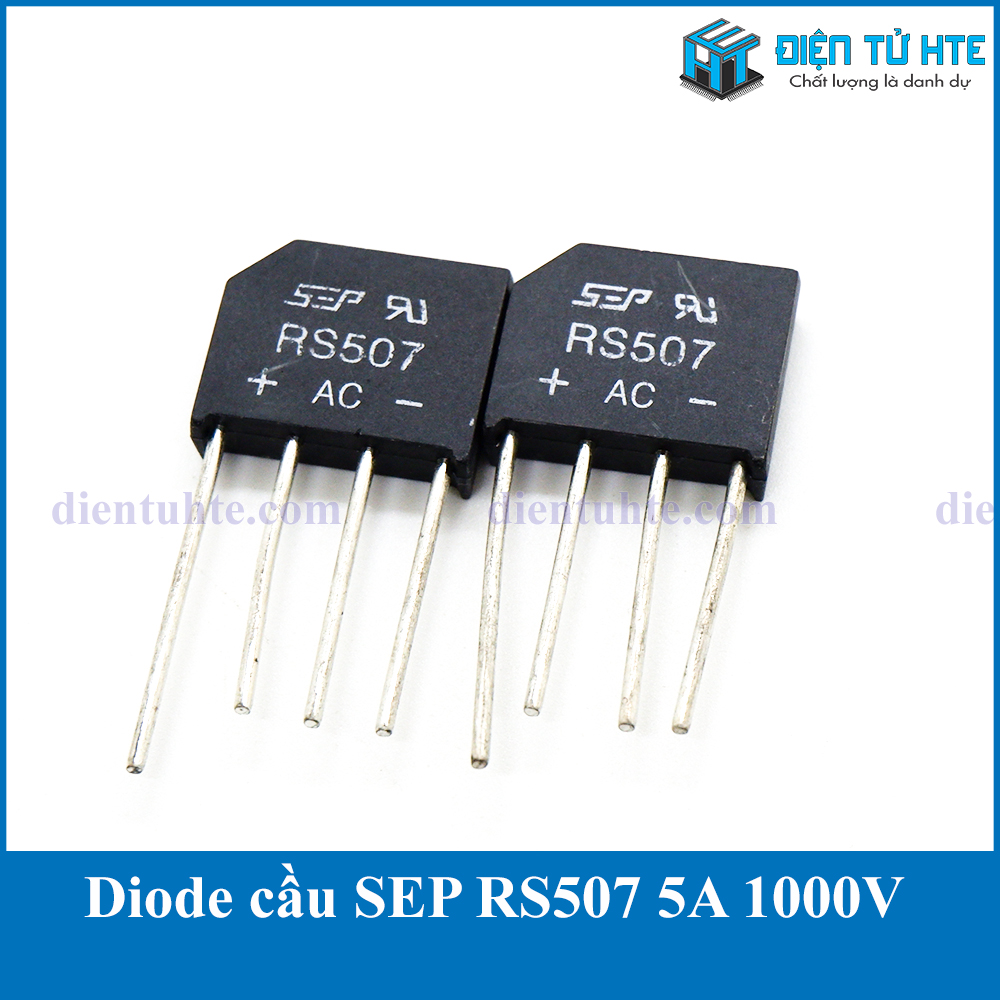 Diode cầu SEP RS507 5A 1000V - Bộ 2 Con
