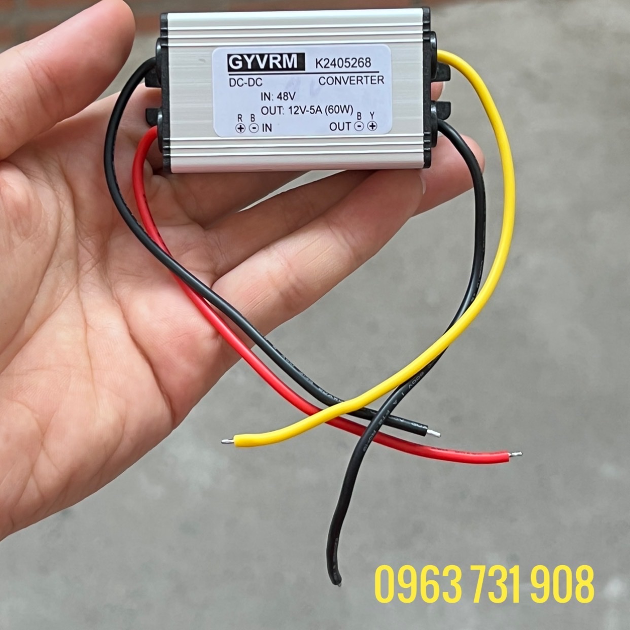 Bộ chuyển đổi nguồn điện 48V xuống 12V 5A