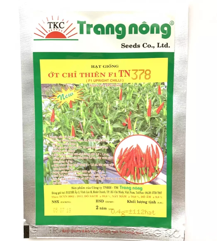 (Rau sạch)Giống Ớt Chỉ Thiên Siêu Cay F1 ( Ớt Trái Chổng Ngược)
