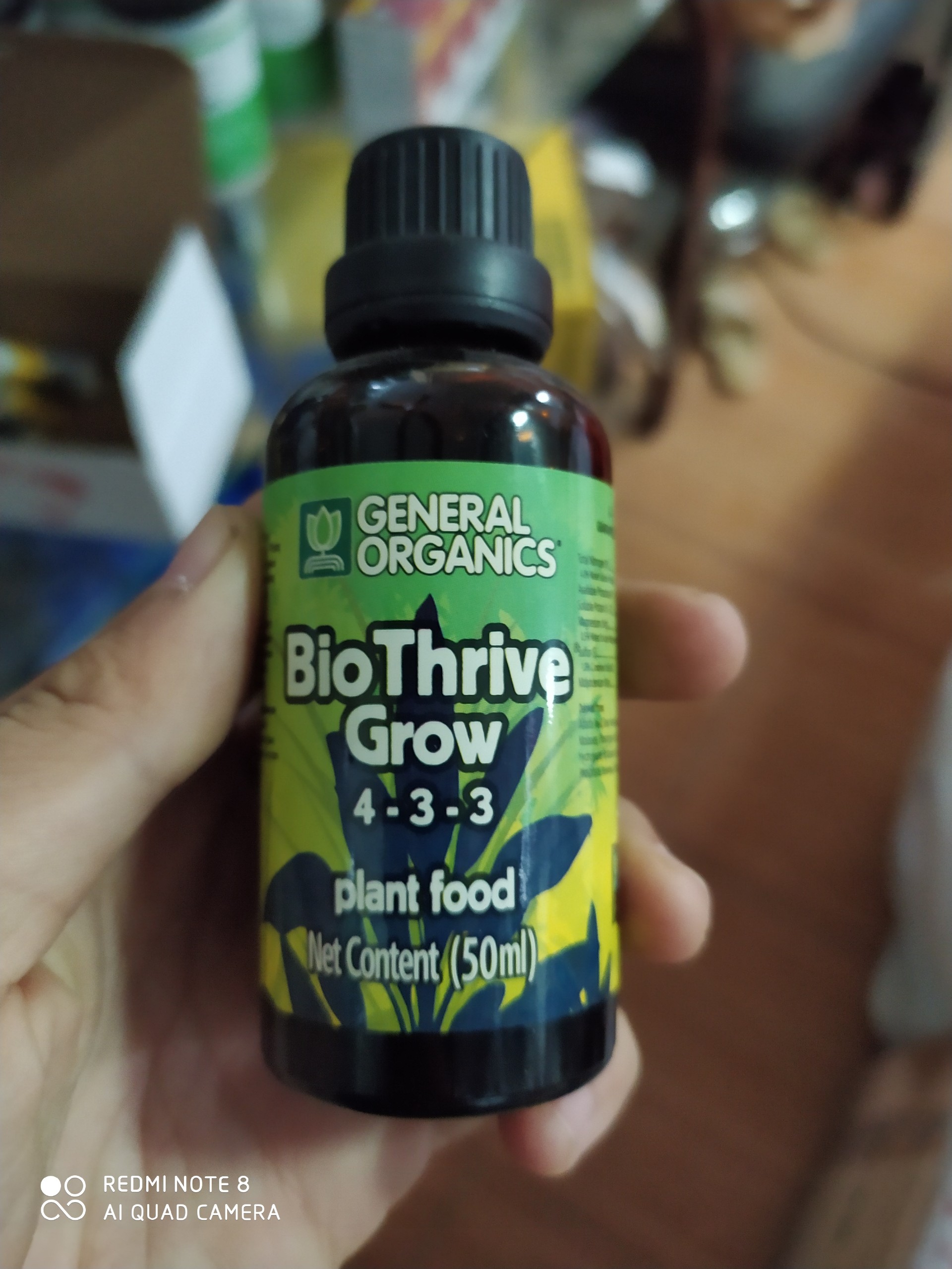 Phân bón hữu cơ Biothrive 4-3-3 cho hoa lan 50ml