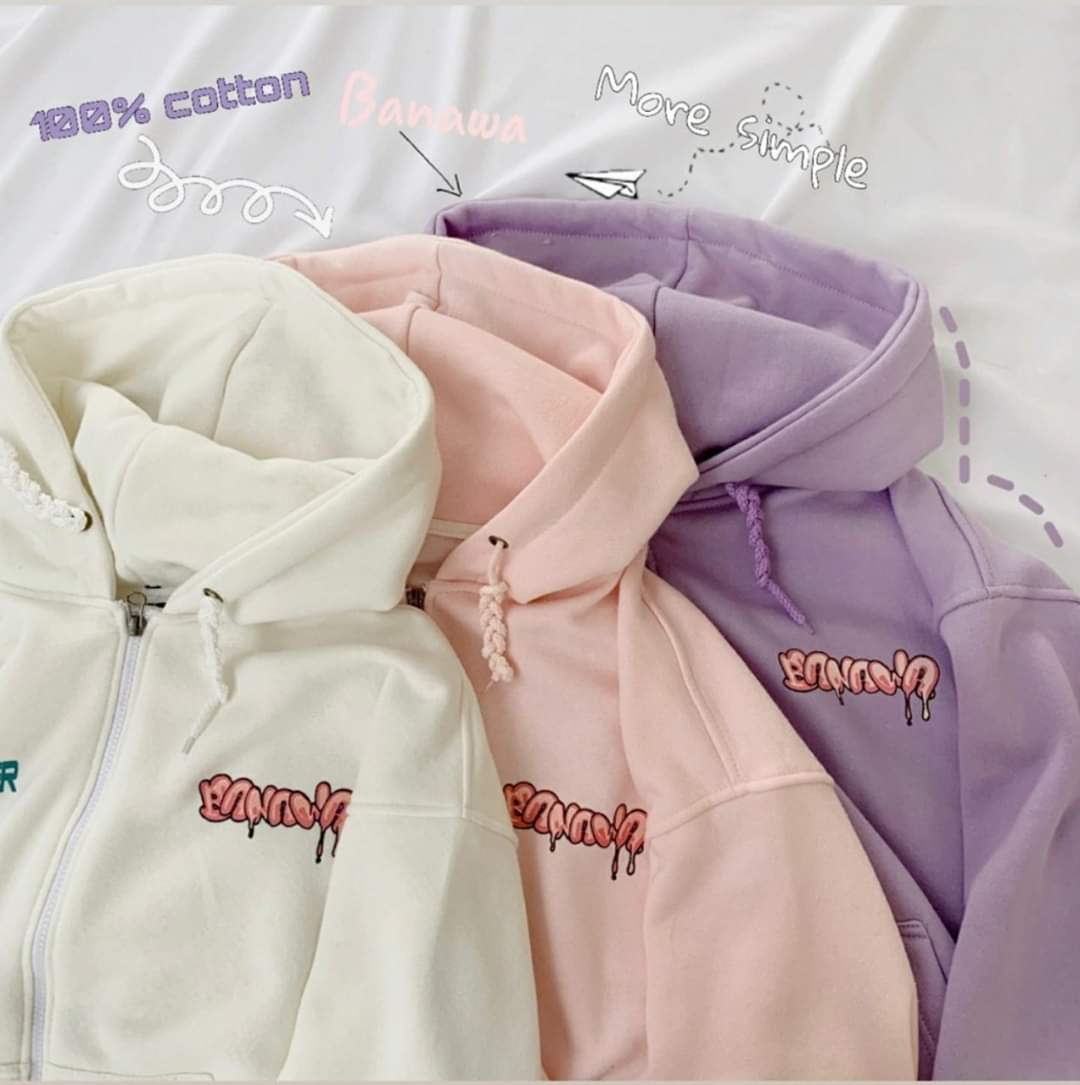 ÁO KHOÁC HOODIE CÁ TÍNH UNISEX  NỮ