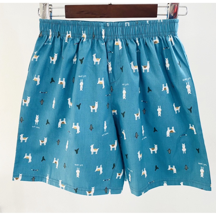 Quần đùi nam cotton mặc nhà chất cotton lụa cao cấp