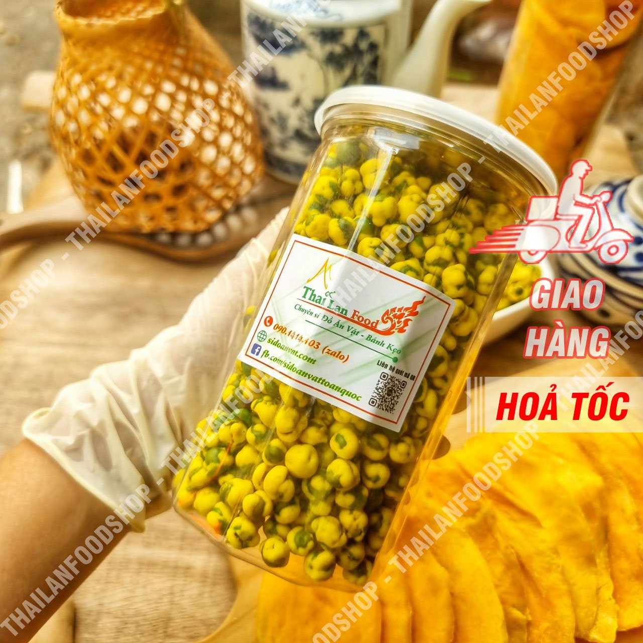 Đậu Hà Lan Sầu Riêng Lon 300gr