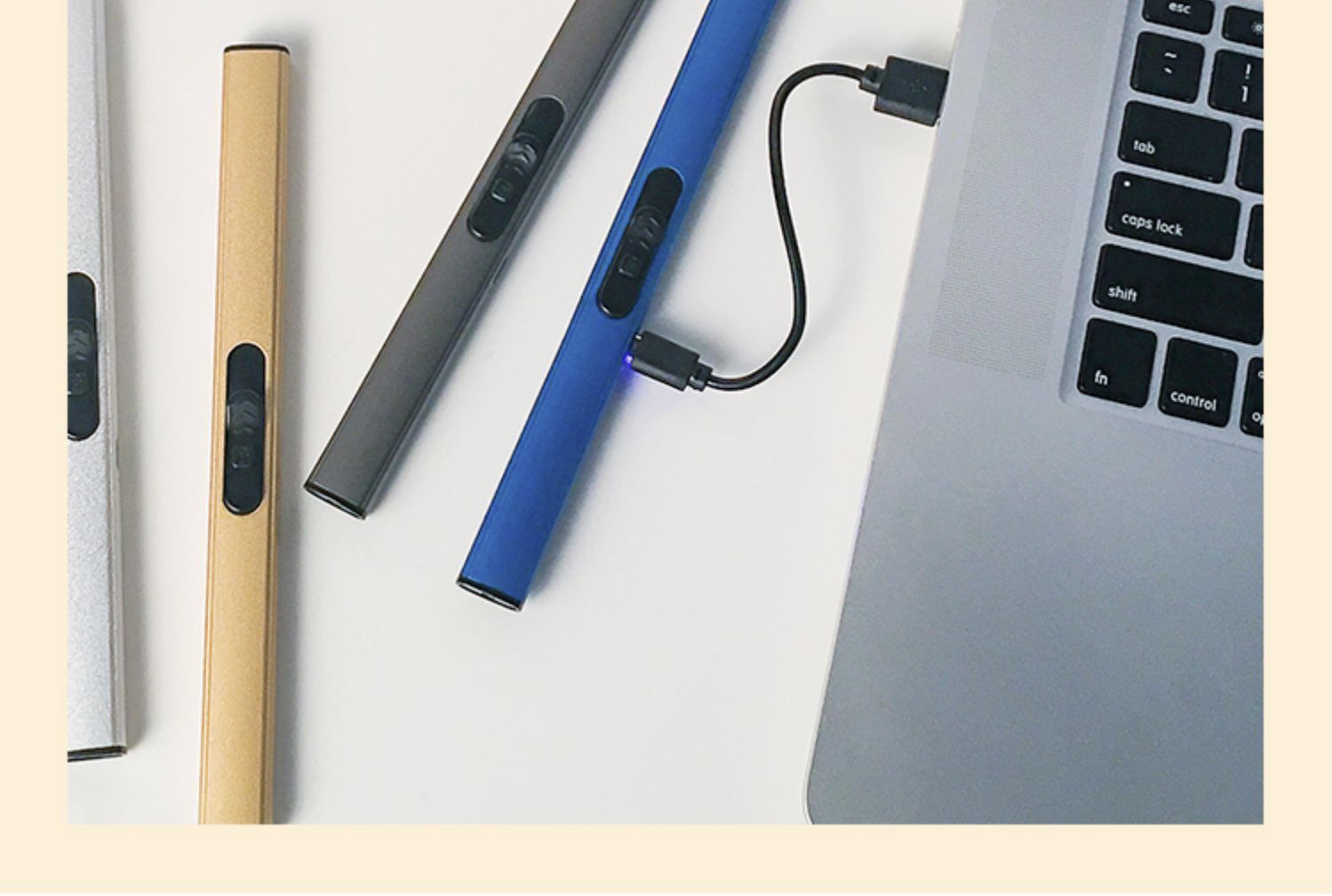 Bật lửa đốt nến sạc USB an toàn, tiện lợi