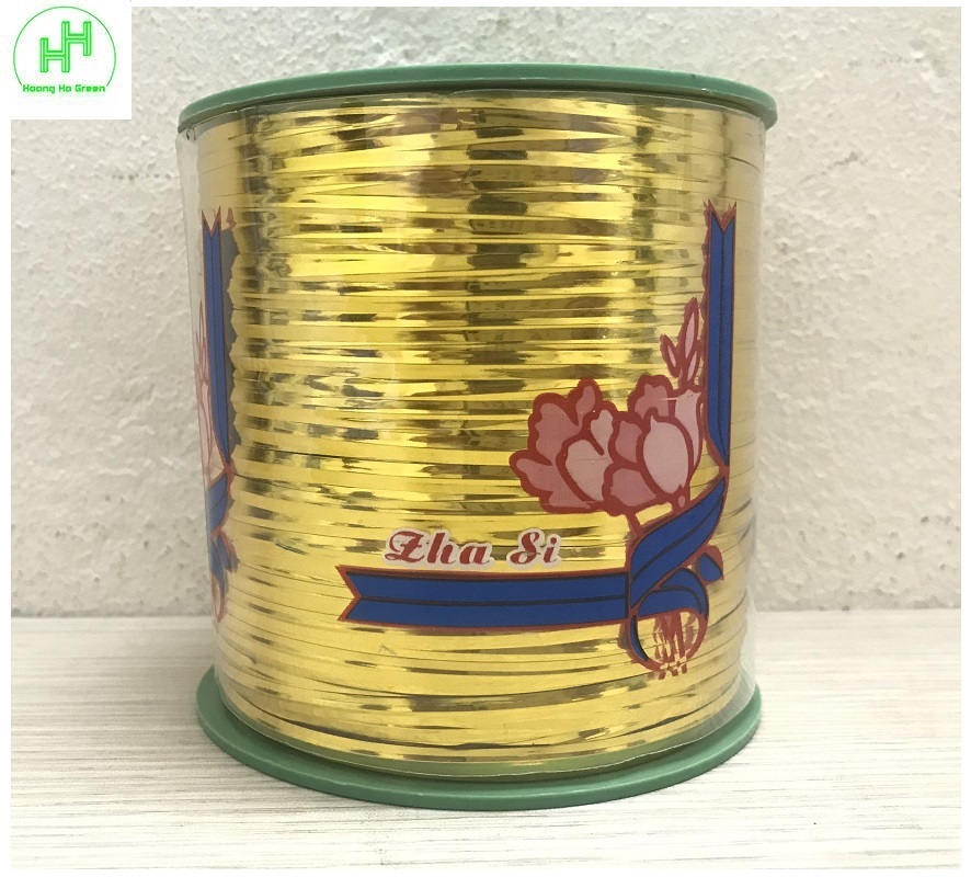 Dây buộc lan cuộn 500m, cố định cây, nâng đỡ bông hoa - màu vàng