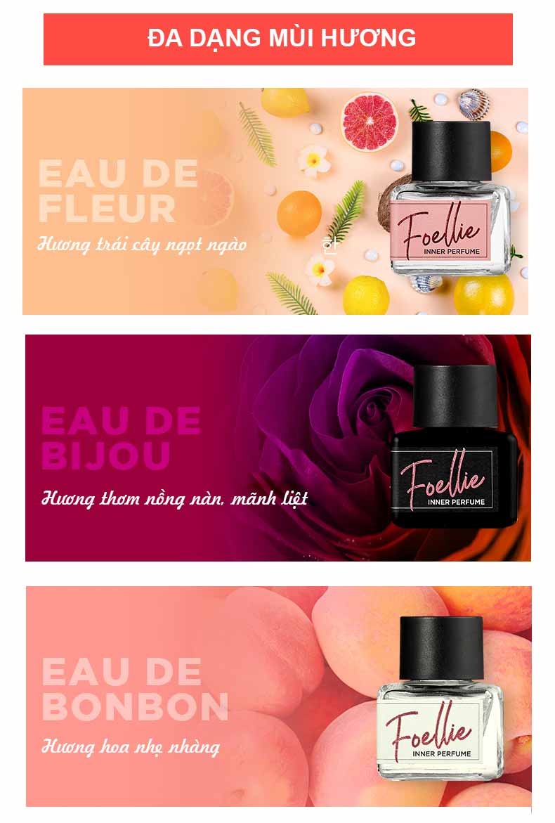 [HCM]Nước Hoa Vùng Kín Foellie Eau de Innerb Perfume 5ml