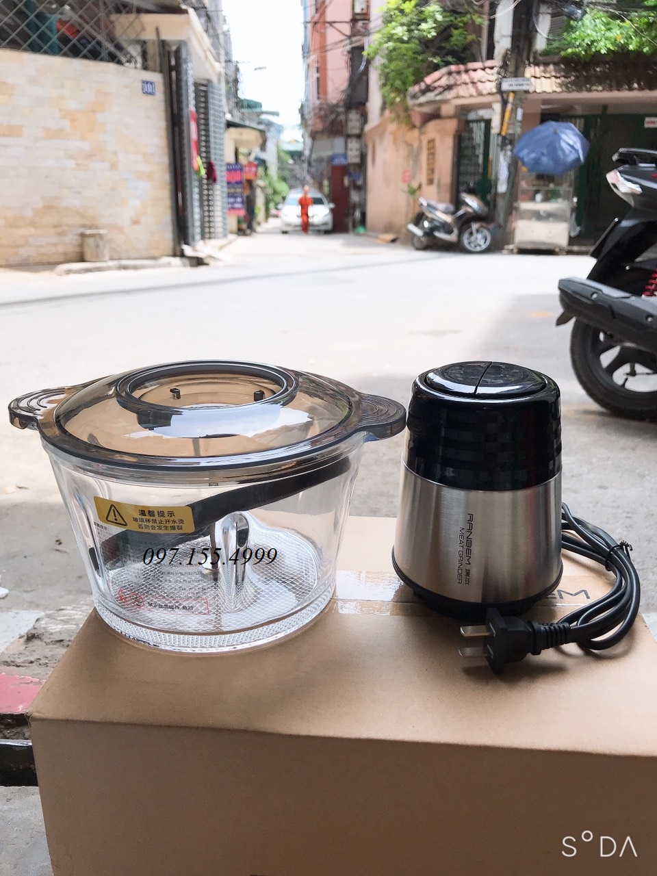 Máy xay thịt đa năng Ranbem Model - 224A 300W