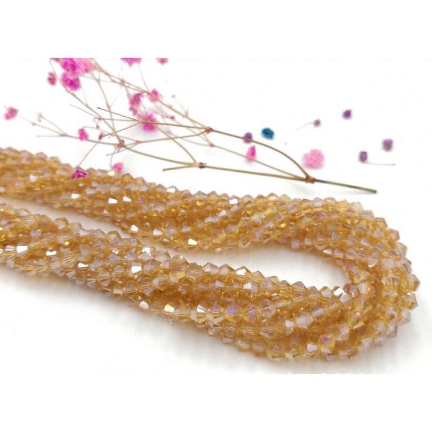 Nhiều Màu Dây Hạt Cườm 3mm