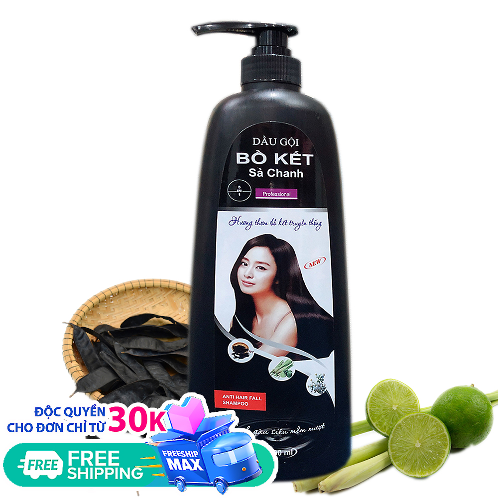 [HCM][ NGĂN RỤNG TÓCGIÚP MỌC TÓC] 01 Chai (1000ml) Dầu Gội Bồ Kết Sả Chanh (Date: 36 tháng) Healthy Food House
