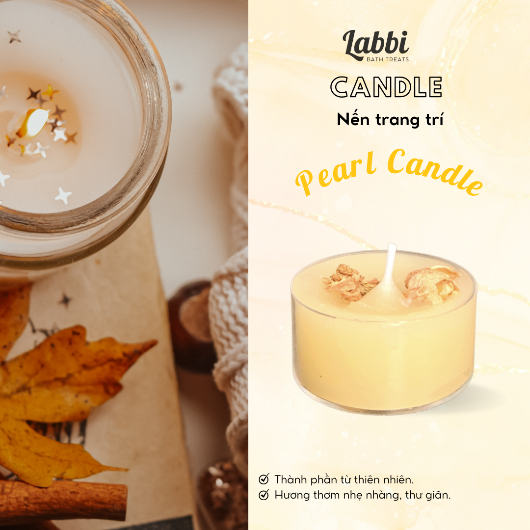 PEARL CANDLE [Labbi] Nến trang trí / Candle