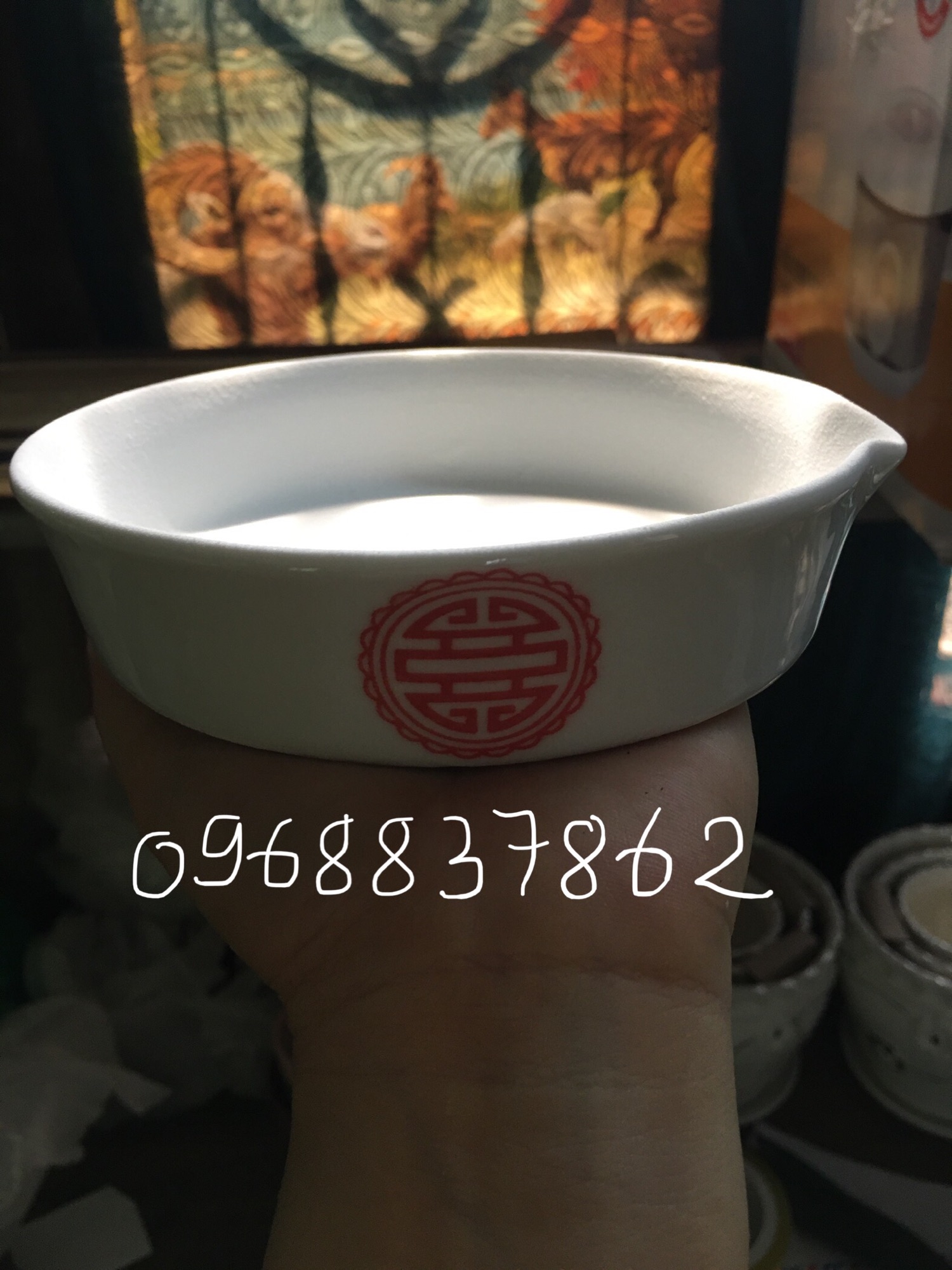 Đĩa mài sừng bát tràng 14cm