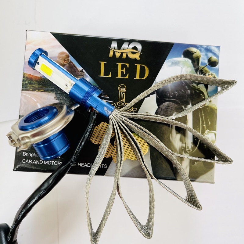ĐÈN PHA LED CYT 2 TIM LED H4 (GIÁ 1 BÓNG)