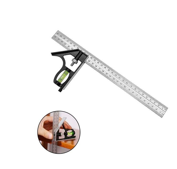 [HCM] Thước Góc Thủy 30cm Berrylion Cao Cấp Đa Năng Ke góc Chính Hãng