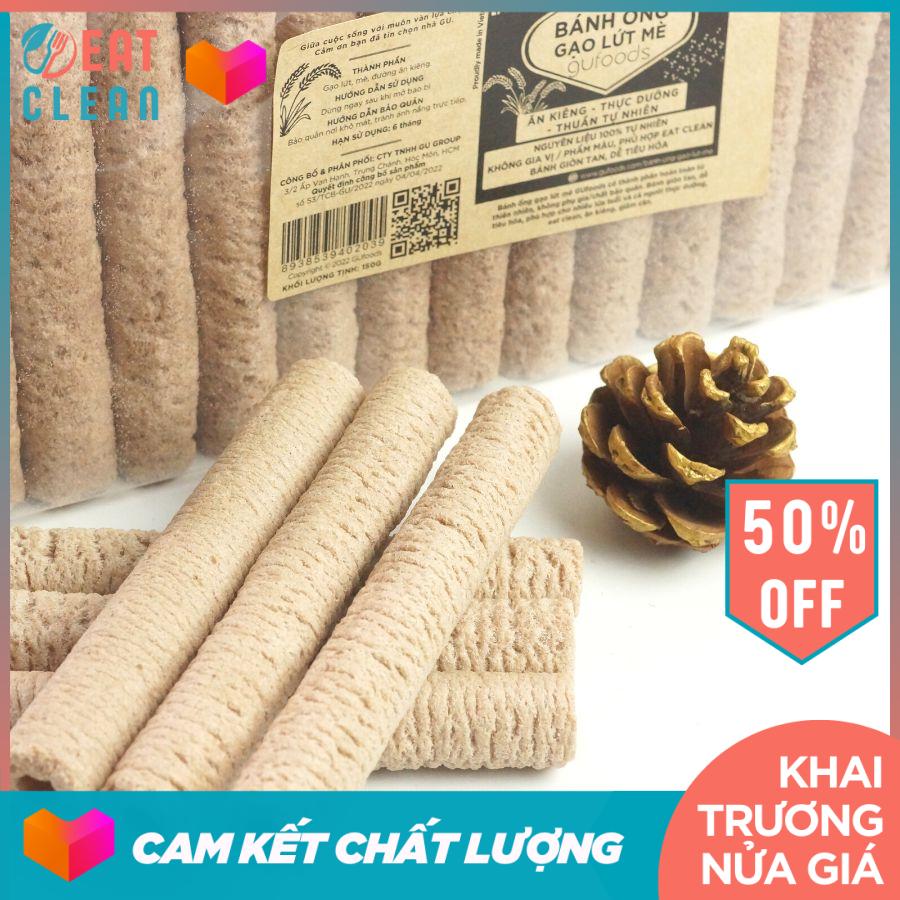 Bánh ống gạo lứt mè GUfoods