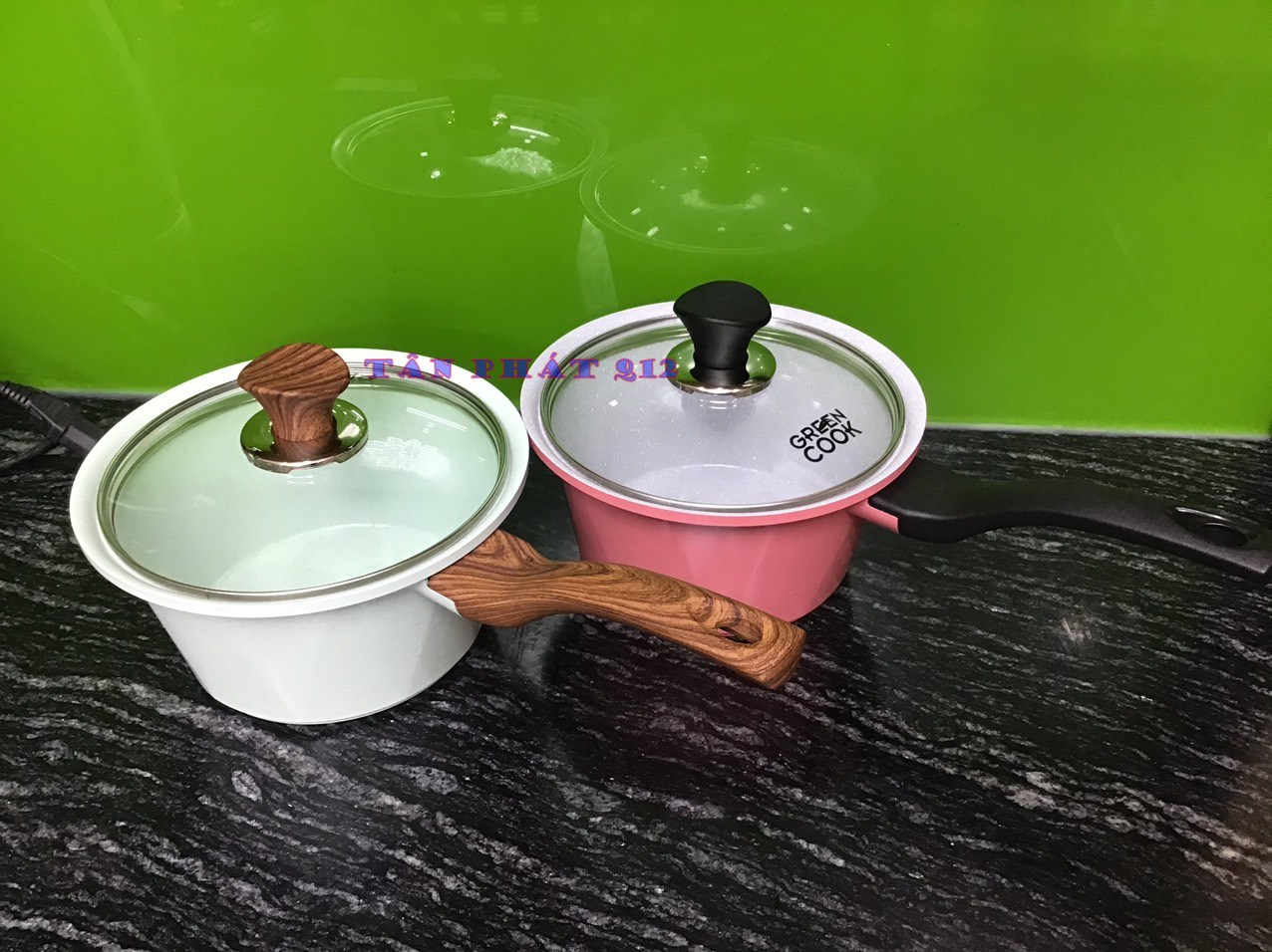 [HCM]QUÁNH ĐÚC GREEN COOK 18CM (XANH NGỌC HOẶC HỒNG)