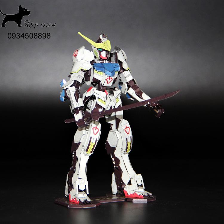 Mô hình thép 3D tự ráp Gundam Barbatos màu