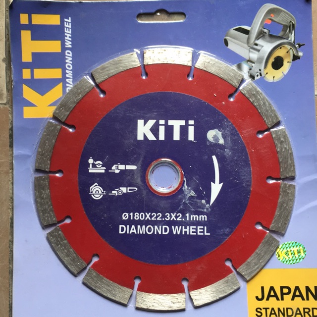 Lưỡi cắt 180 đa năng cắt gạch , cắt tường , cắt bê tông KITI JAPAN