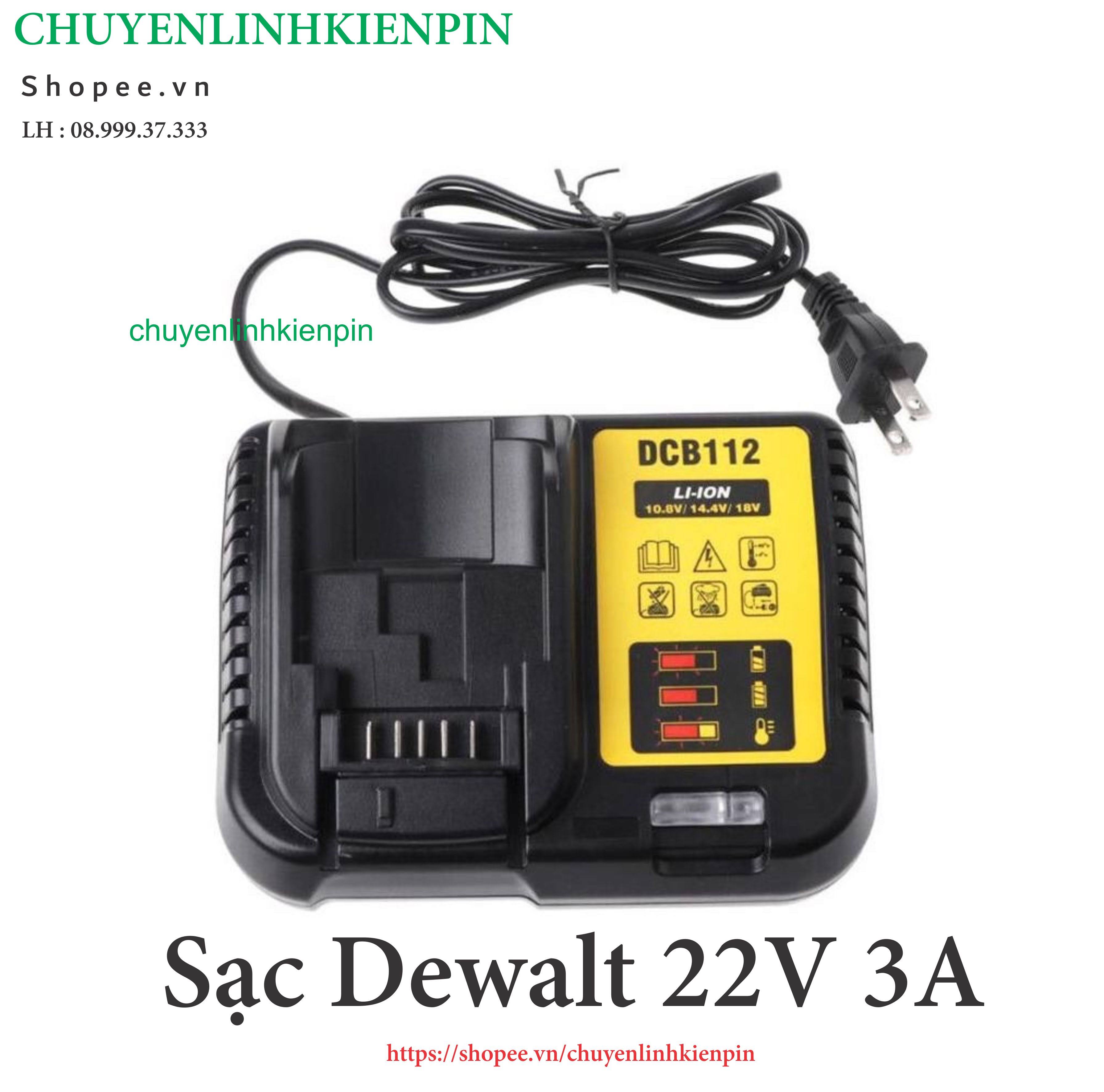 [HCM]Sạc pin Dewalt 108Vhoăc 14.418V|3A\\DCB112 ( BL64 6 )