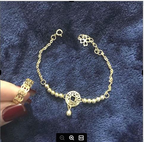 lắc tay kim tiền đồng xu