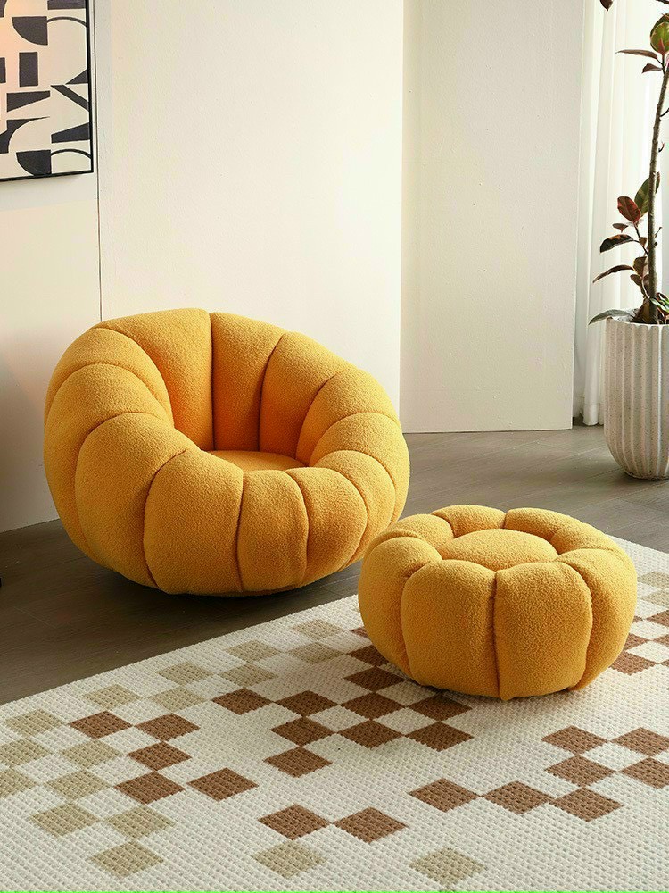 Ghế sofa thư giãn bí ngô kèm đôn