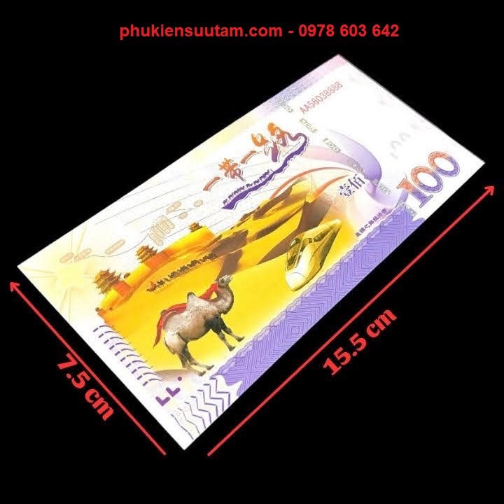 Tờ Lưu Niệm 100 Con Đường Tơ Lụa - SP000143