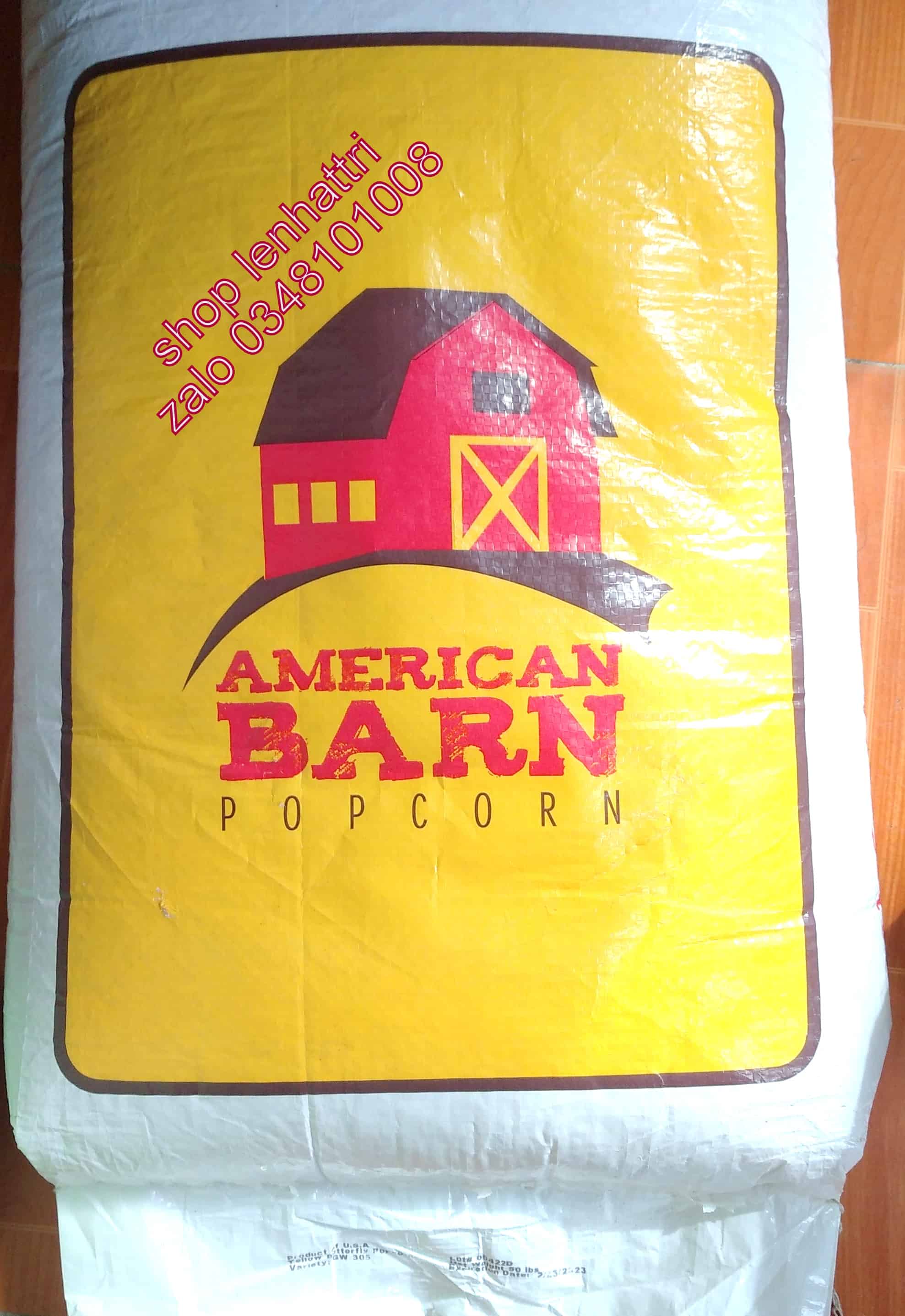 Bắp rang bơ bắp mỹ hộp 1kg