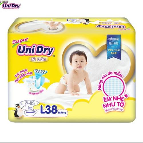 Mẫu Mới - Tã Dán Siêu Thấm Unidry Đủ Size