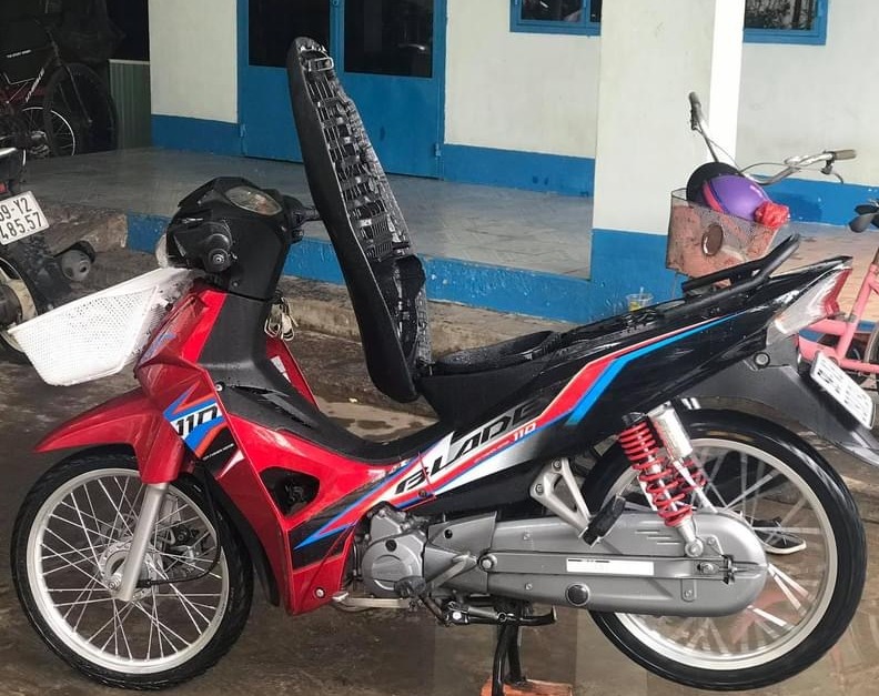 Tem rời honda waave blade 110 đỏ đen