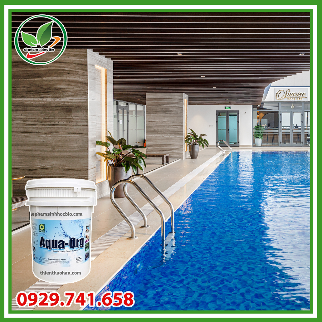 Bột hóa chất Clorin 70% Aqua ORG - Ấn Độ. Thùng 5kg
