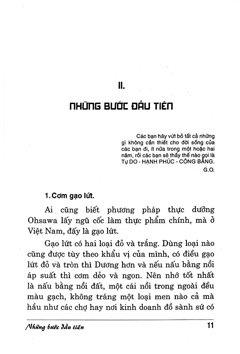 Nhập Môn Ăn Cơm Gạo Lứt Theo Phương Pháp Ohsawa