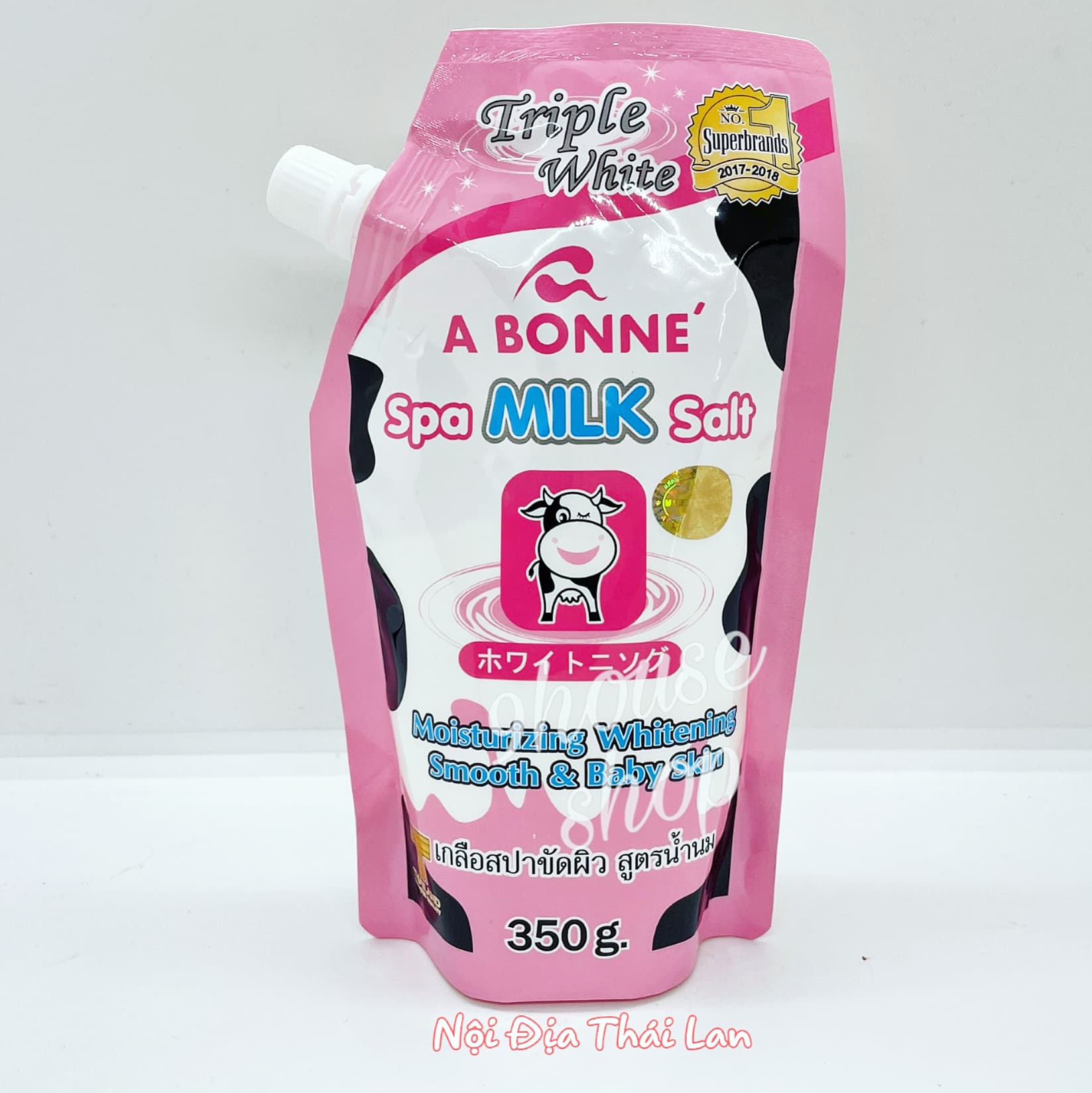 01 Muối Tắm Sữa Bò Abonne Thái Lan 350gram
