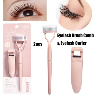 MICOCAH Women Makeup Tool Mascara Curl Girl Eyelash Curler Cosmetic Tool Eyelash Brush Comb Eyelash Separator