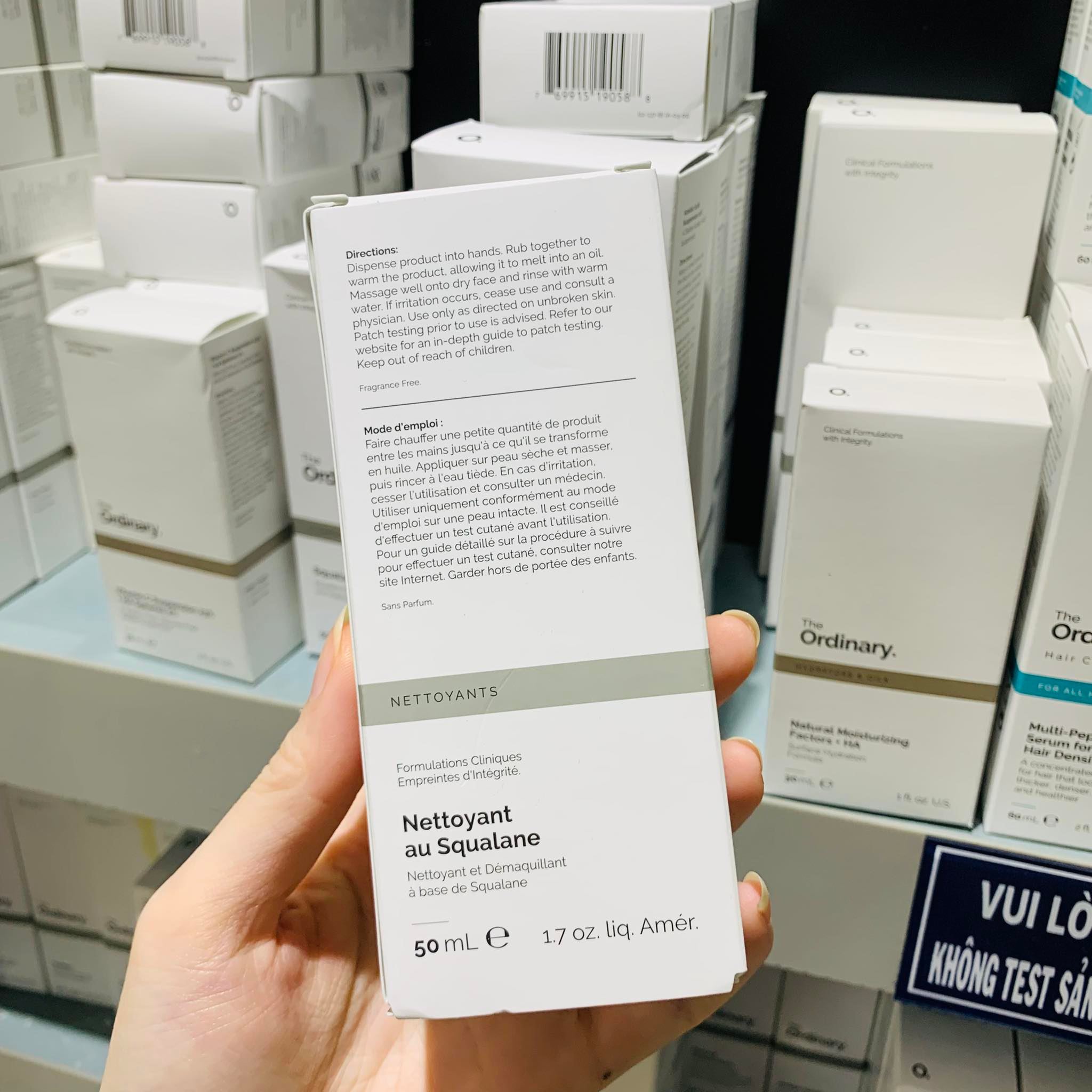 [HCM][Saigon Scent] Sữa rửa mặt The Ordinary Squalane Cleanser ( 50mL )