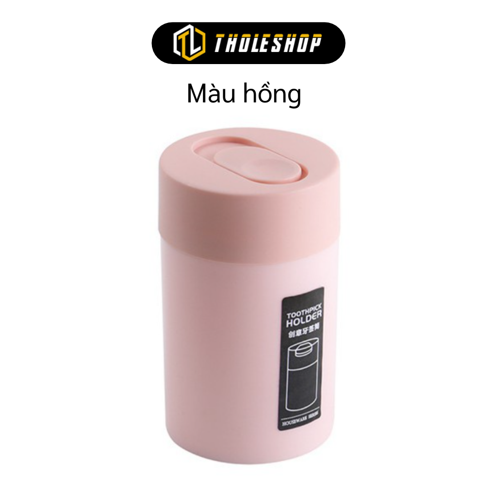 Hộp nhựa đựng tăm - Hộp đựng tăm nhựa PP cao cấp - Hộp đựng tăm để bàn nhỏ gọn - Lọ đựng tăm đáng yêu