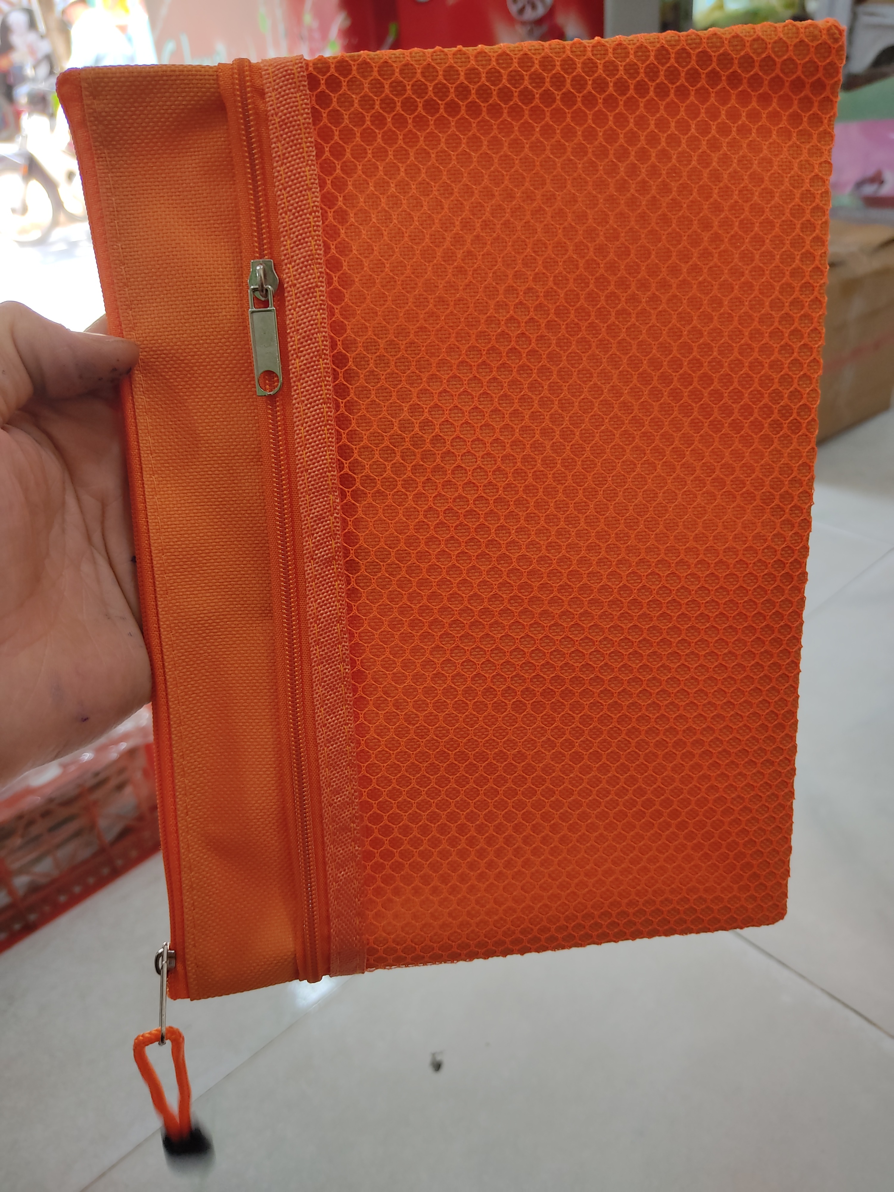Túi zip lưới A5