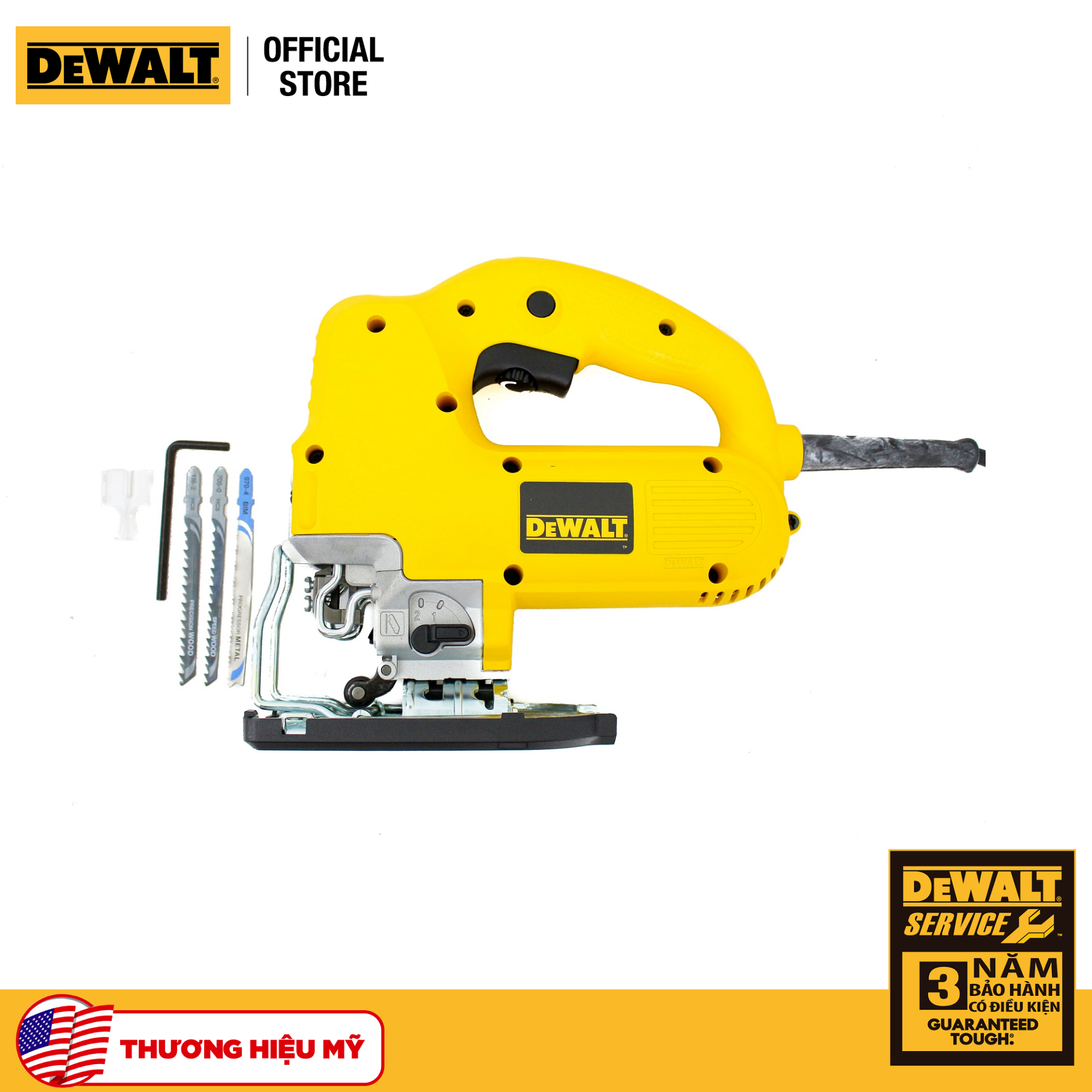 Máy cưa cầm tay 550w dewalt dw341k-b1