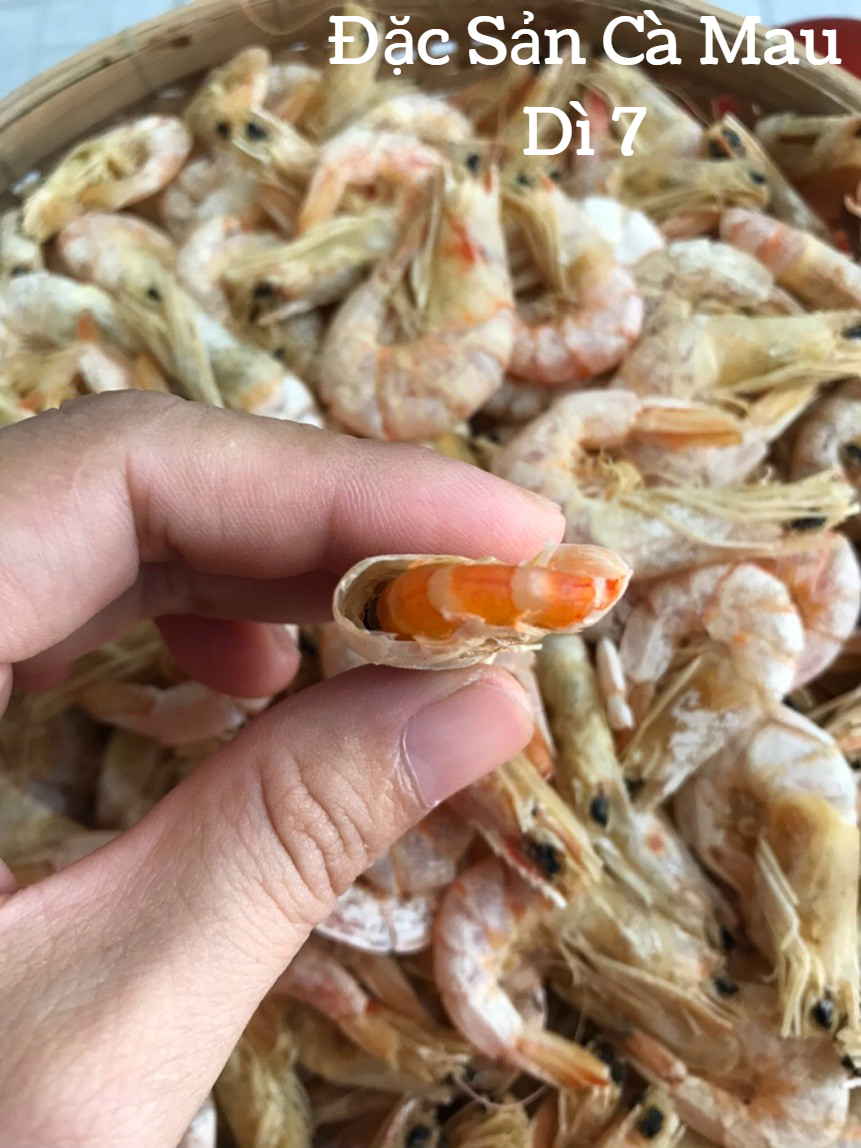 [250Gram] Tôm khô Cà Mau, tôm đất nguyên vỏ