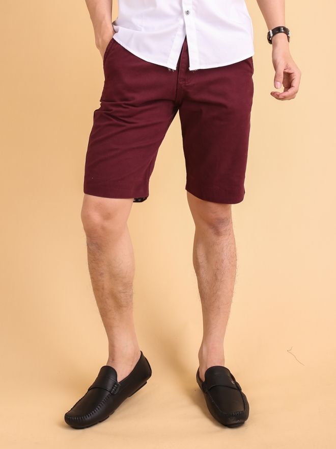 Quần Short Kaki Nam (Đỏ ĐÔ )