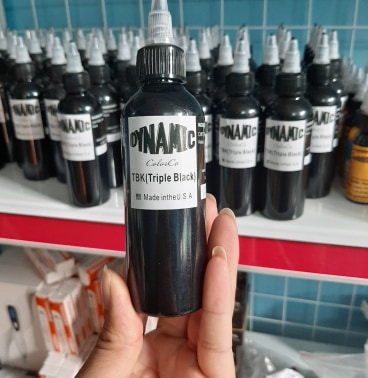 MỰC XĂM HÌNH DYNAMIC 120ML SIÊU ĐEN